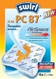 Produkt-Bild: Swirl Staubsaugerbeutel PC87 ( PC90) / PC 87 AirSpace f. Panasonic Ger&auml;te C2, C2E, C7