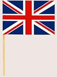 Pack of 50 UNION JACK Flag Picks {Sandwich Flags}