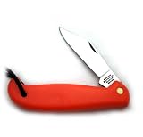 Trade'smans knife with orange plastic handle - Sheffield made