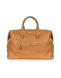 Bric's Cervo - Grained Leather Holdall Travel Bag Tobacco