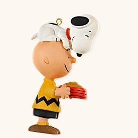 HallmarkPeanuts 2008 Keepsake Ornament SUPPERTIME! SNOOPY & CHARLIE BROWN