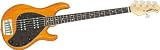 31L VMyAdHL. SL160  Music Man StingRay 5 HH 5 String Bass, Transparent Gold Maple Fretboard