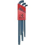 Bondhus 16599 Set of 9 Balldriver Stubby L-wrenches, sizes 1.5-10mm