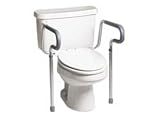Guardian Toilet Rail Safety Frame Cantilevered Arm Design, Single Guardian Toilet Rail Safety Frame Cantilevered Arm Design, Single