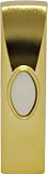 GE 19218 Direct Wire Door Chime Push Button, Gold