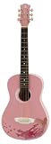 Luna Aurora Petite Faerie LEFT Handed Acoustic Guitar, Gig Bag