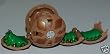 Bakugan Series 2 B2 Bakupearl Single LOOSE Figure Subterra Brown Wormquake 650G