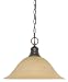 Nuvo Lighting 60/3133 One Light Interior Home Package Hanging Dome with Champagne Glass, Mahogany Bronze