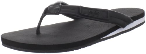 HUGO by Hugo Boss Men’s Thaco Thong Sandal,Black,10 M US