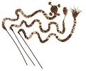 KONG Swizzle Bird Cat Toy, Brown/Black