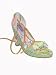 EMILIO PUCCI Ankle Wrap Wedge Sandal 763886 in Green
