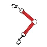 Guardian Gear Nylon 2 Way 24" Dog Leash Coupler Black