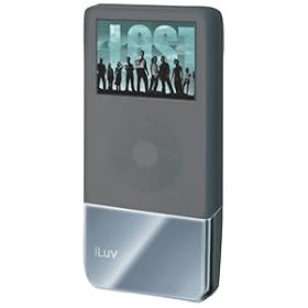 iLuv Silicone Case and Battery for 60 80 GB iPod classic 5G, 5.5G (Black) by iLuv