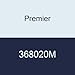 Premier 368020M Solo Diamond Single-Use Diamond Bur, FG, 368, Medium, 2.0 mm Diameter, 5.0 mm Length, Blue (Pack of 25)