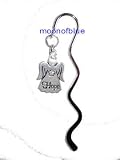 Cute Mini Silver Bookmark with Hope Angel Charm