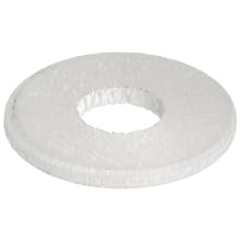 Fiberglass Flat Washer, Plain Finish, Inch
