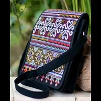 Cotton Shoulder Bag Hmong Pride