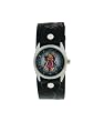 Vintage Ink #VI-W49 Women's Tattoo Inspired Wide Leather Strap Watch