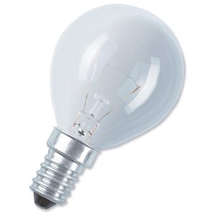 Stearn Electric E14 Light Bulb Ses Golf Ball Screw Fitting 40w Clear Ref 40sesclrgolf