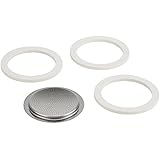 Bialetti Stainless Steel Gasket Filter Plate Replacement Parts, 6-Cup Venus, Musa, Kitty