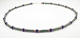 Men's Gemstone Necklaces In Sterling Silver, Beaded W/semi Precious Ti...