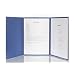 10 dreiteilige Bewerbungsmappen blau in feinster Lederstruktur // inkl. 10 Versandumschl�ge
