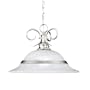 Thomas Lighting M257878 Syracuse Large Pendant, Brushed Nickel