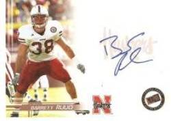 2005 Press Pass Autographs Bronze #48 Barrett Ruud - Tampa Bay Buccaneers (Rookie Year Autographed Card) (Football Cards)
