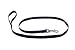 Medium 4 Foot Solid Pet Lead with Alloy Head Clasp, Black