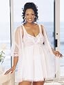 Beautiful 3 piece babydoll peignoir set SHX3595