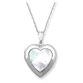 14k Gold Mother-of-Pearl Locket