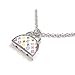 Designer Inspired LV White Purse Handbag Necklace Fashion Jewelry