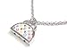 Designer Inspired LV White Purse Handbag Necklace Fashion Jewelry