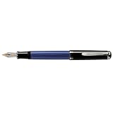 Pelikan SOUVERAN M405 BLACK/BLUE Fountain Pen- X Fine