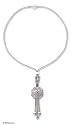 Necklace, 'Elephant Grace' 0.2" W 20.7" L
