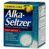 Search : Alka Seltzer Antacid & Pain Relief Lemon Lime 24 Effervescent Tablets
