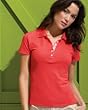 Hyp Sportswear Ladies Newport Sheer Polo in Solid or Stripe. HY123