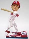 Philadelphia Phillies Chase Utley Forever Collectibles On Field Bobble Head