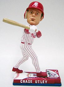 Philadelphia Phillies Chase Utley Forever Collectibles On Field Bobble Head