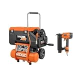 Factory-Reconditioned Ridgid ZRR6903CFD Air Compressor With Nailer Combo Kit