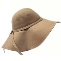 FABULOUS CAMEL WIDE BRIM DIVA STYLE FLOPPY HAT