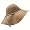 Fabulous Camel Wide Brim Diva Style Floppy Hat