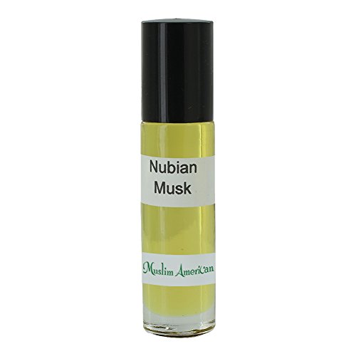 Uncut Alcohol Free Body Oil Nubian Musk Fragrance 1/3 oz bottle with Roll on