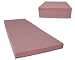 Brand New Pink Shikibuton Trifold Foam Beds 3" Thick X 27" Wide X 75" Long, 1.8 Lbs High Density Resilient White Foam, Floor Foam Folding Mats.