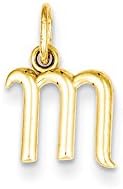 14k Yellow Gold Initial Charm,
