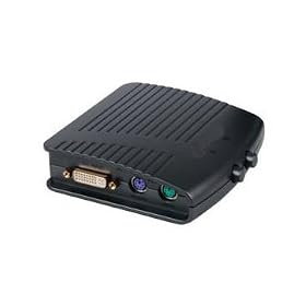 Ex-Pro 2 Port DVI KVM manual switch control 2 computers with only one keyboard,mouse and monitor.