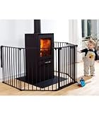 Babydan Hearth Gate Black 90 - 300cm