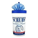 Scrubs Hand Cleaner Towels, 30 Count Canister Category: Waterless Hand Towels