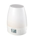 Produkt-Bild: Scott CX 40 ML Radiowecker (AM/FM Radio, Beruhigende Naturkl&auml;nge, Nat&uuml;rliches Tageslicht) wei&szlig;