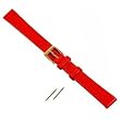 Red Leather Watchband for Mickey or Minnie Watch 14mm